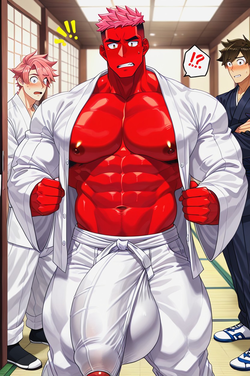 Buzzcut, Males Only, Nullqllun Artstyle AI Gay Porn