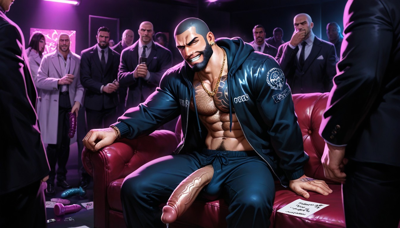 Black Background, Cocaine, Getting High AI Gay Porn