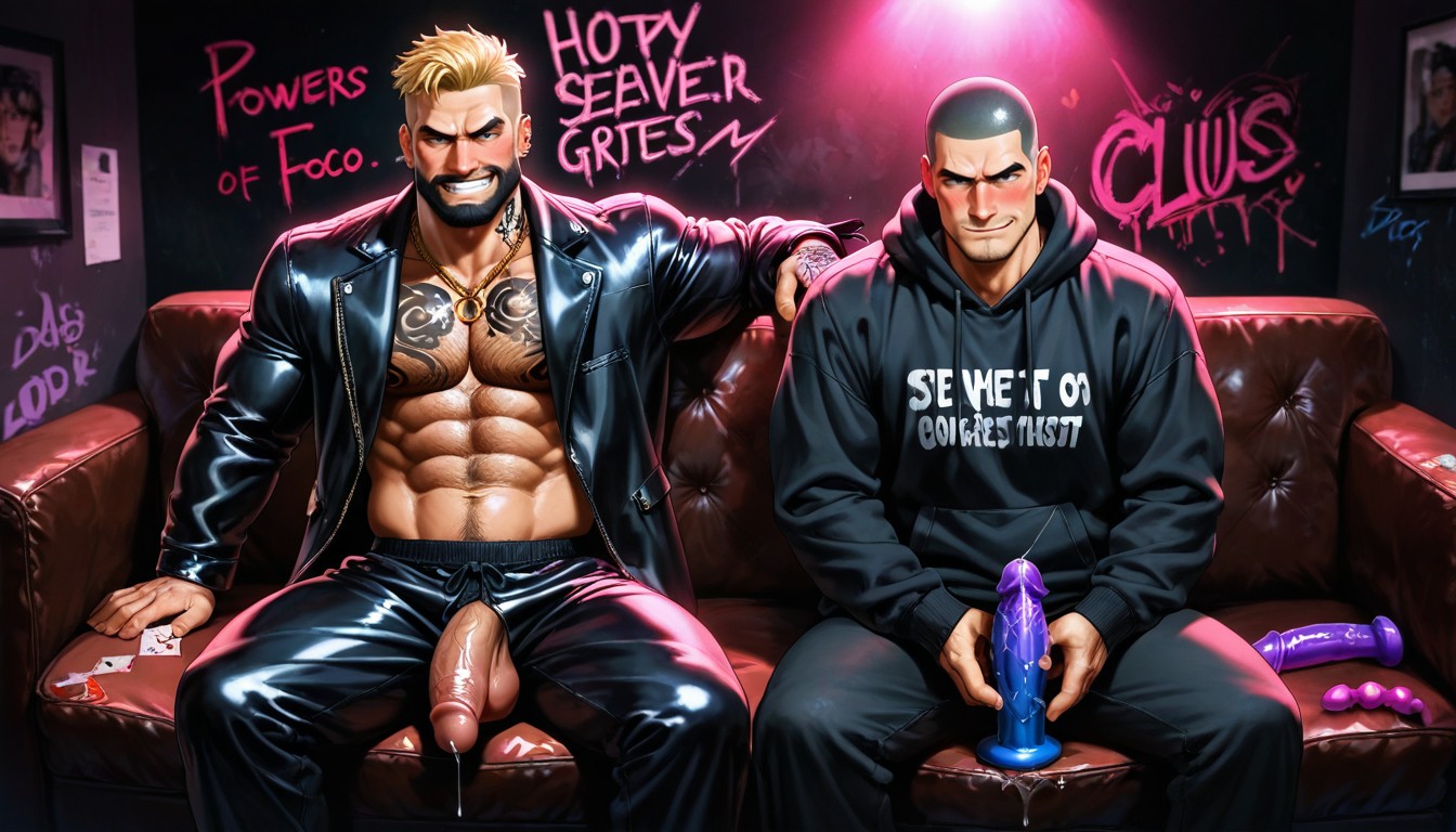Domination Powers, Hot Skin, God Of Chaos As Rugged Aggressive Latino Gangster AI Gay Porn