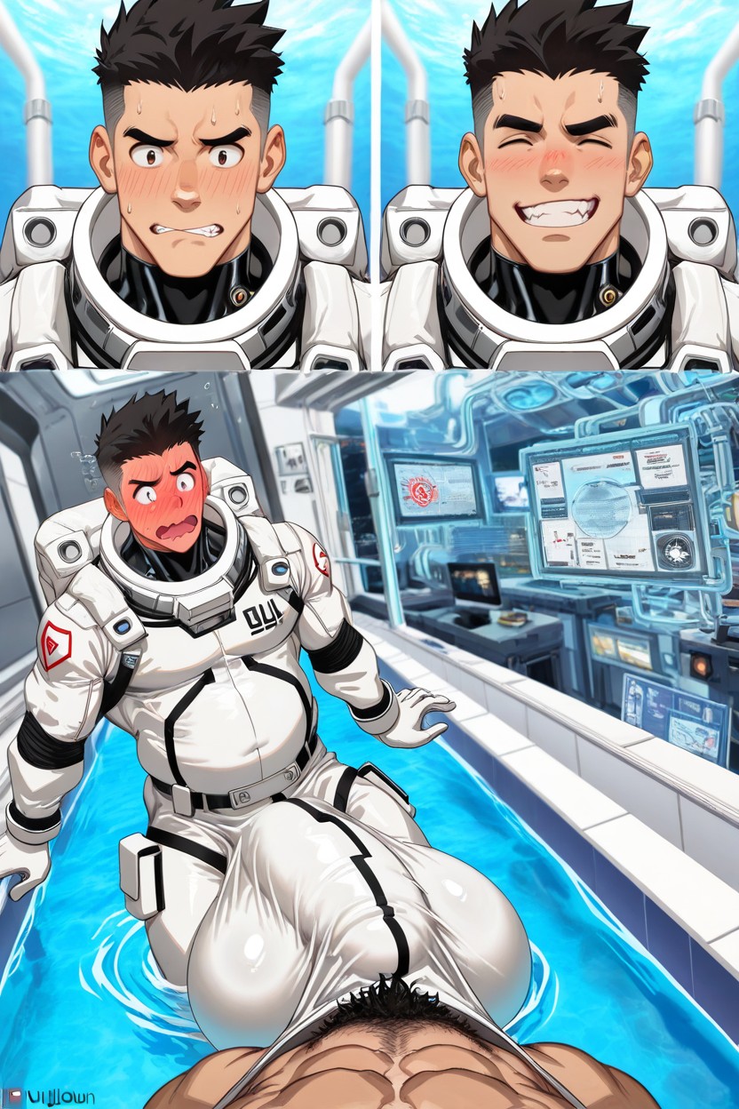 Looking Down Surprised At Penis, Slutboy, Youthboy AI Gay Porn