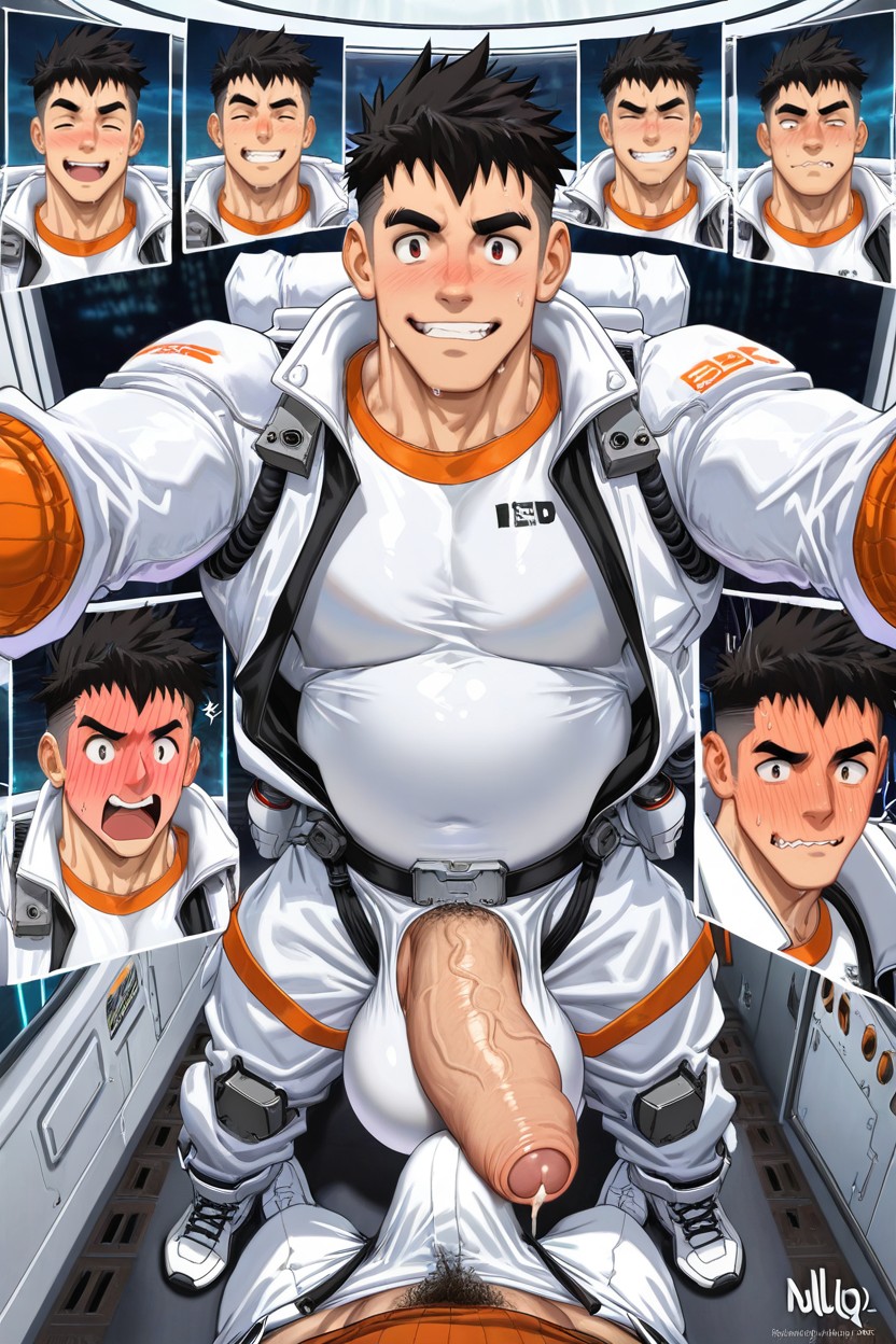 Scary, Dick, Form Fitting Clothes AI Gay Porn