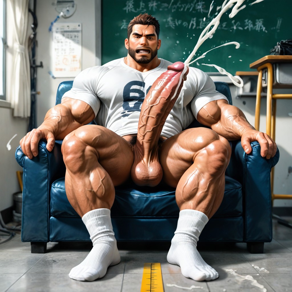 Enormous Penis, Body, Art Class AI Gay Porn