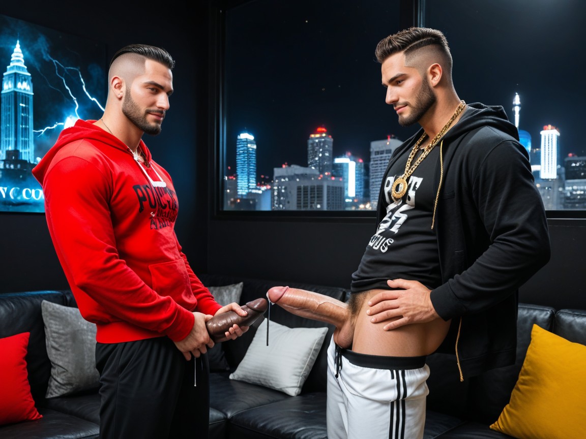 Pulling Up Hoodie, Diamond Necklace, Hair Porno gay IA