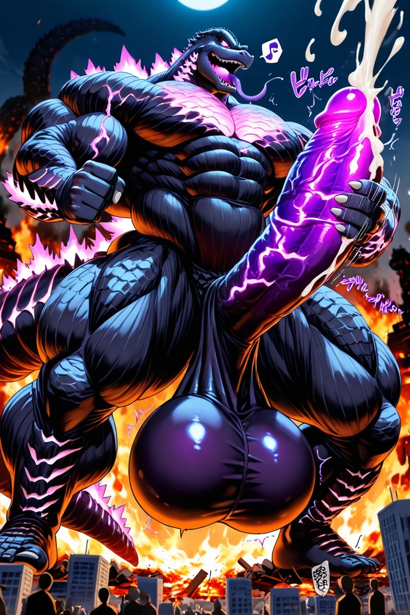 Hyper Balls, Looking At Viewer, Throbbing Penis AI Gay Porn