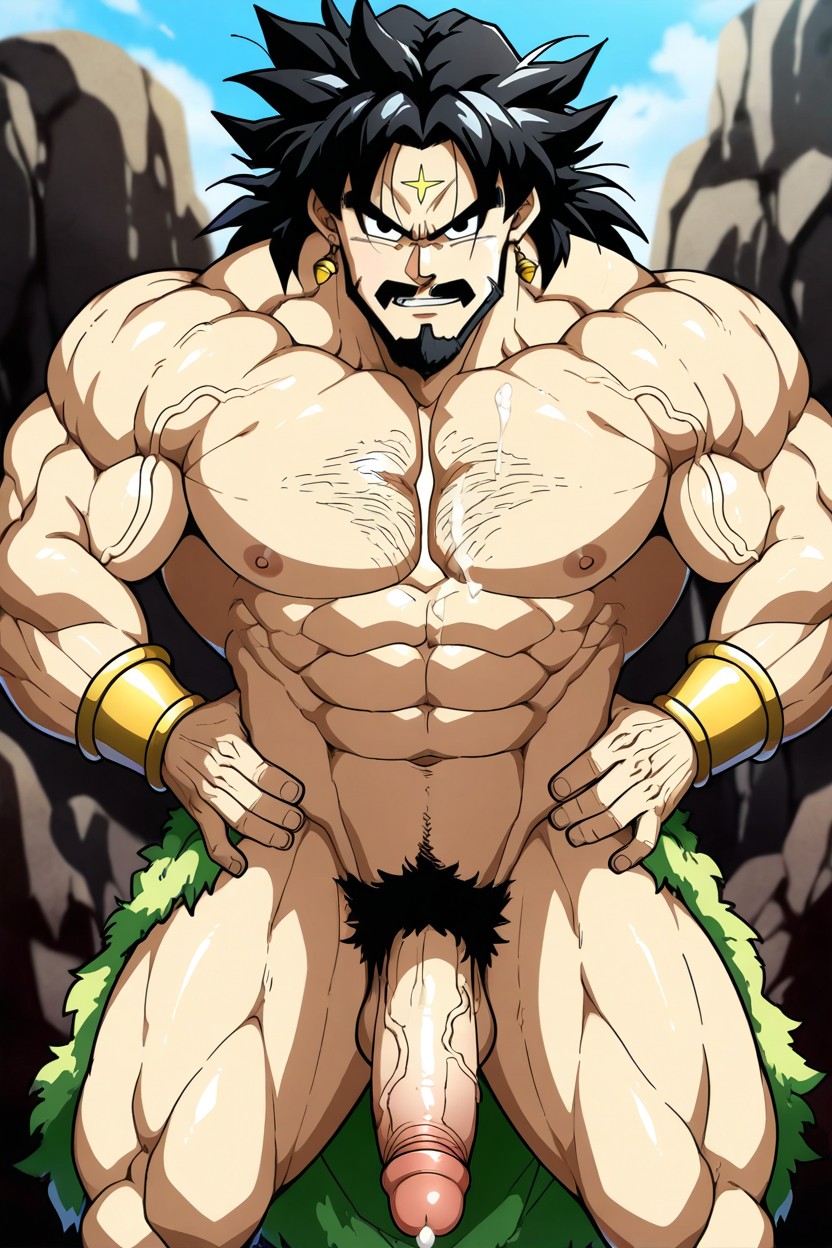 Muscles, Anime Style, Hair AI Gay Porn