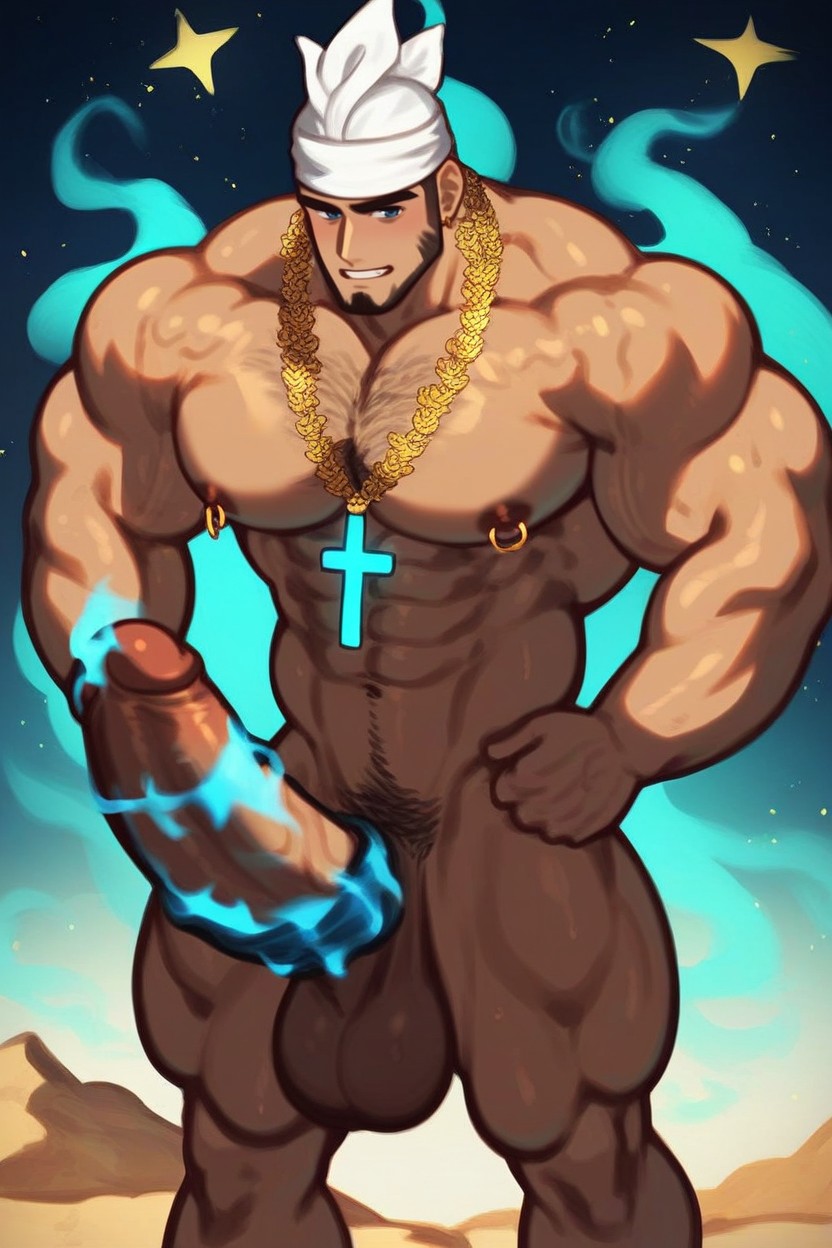 Cross One's Arm, Fantasy Style, 18+ AI Gay Porn