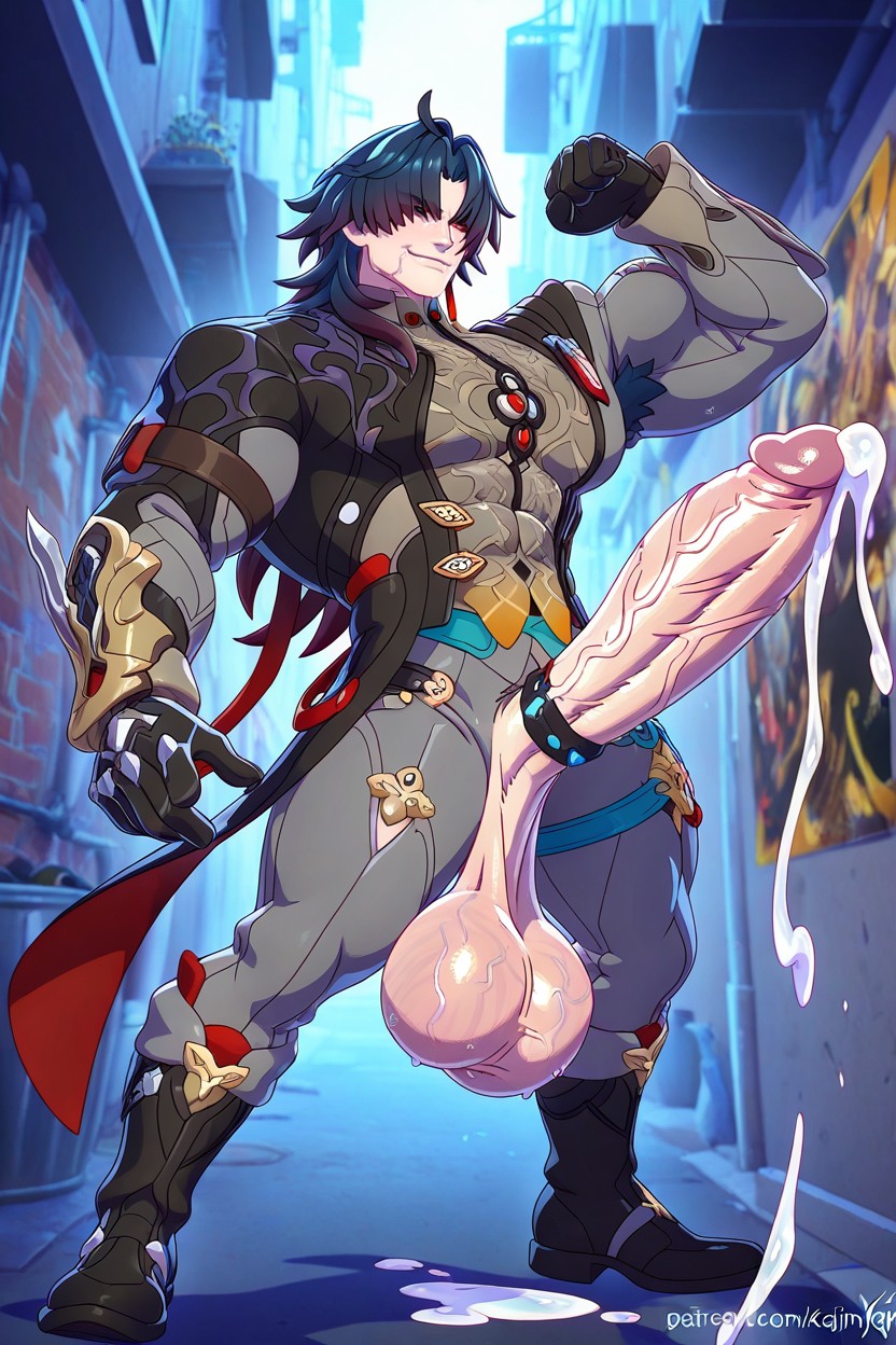 Full Body, Gaping Ass Hole, D AI Gay Porn