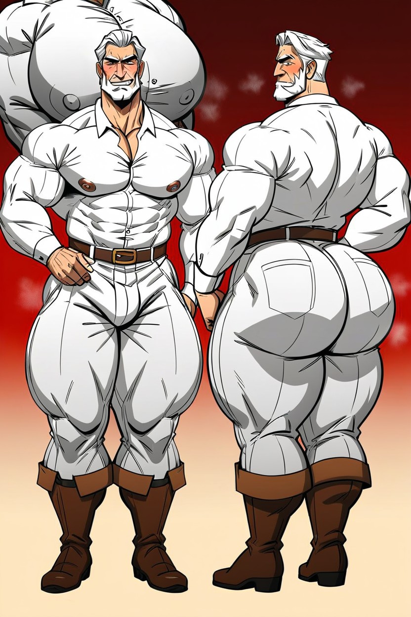 In Heat, Very Curves, Biggest Ass In The World AI Gay Porn
