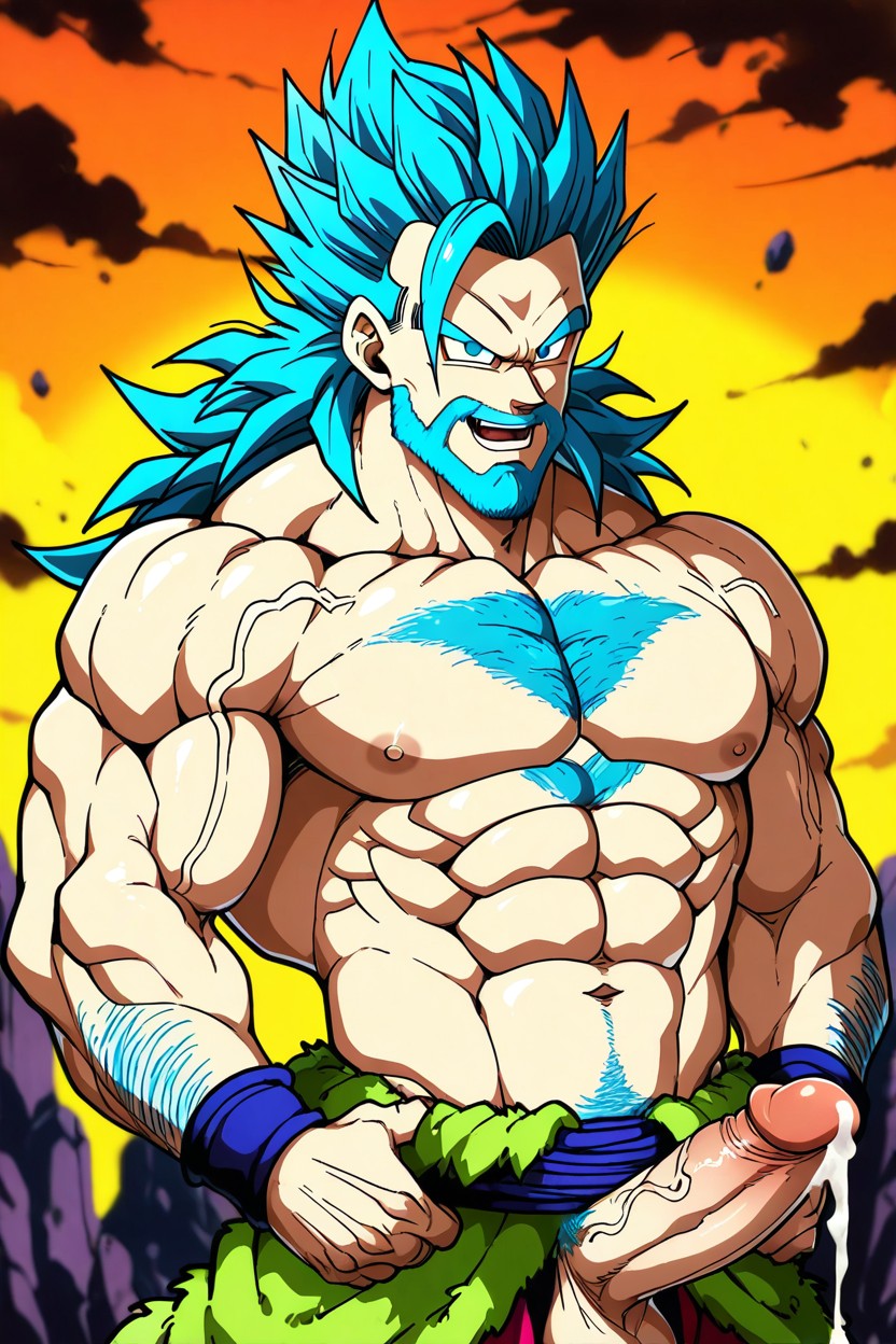 Perfect Body, Hands On His Waist, Light Skin AI Gay Porn