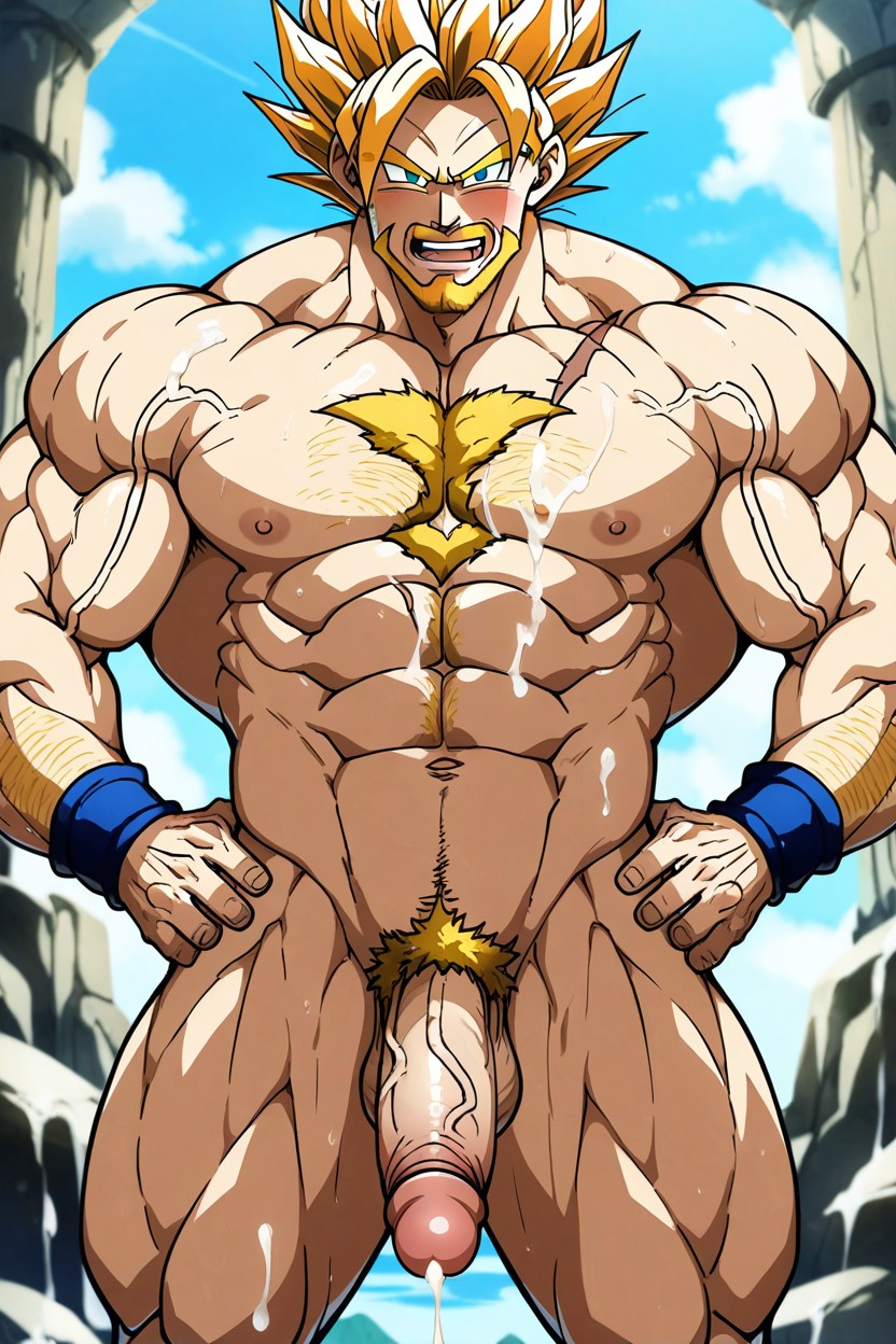 Perfect Eyes, Gohan Saiyan Form, Perfect Body AI Gay Porn