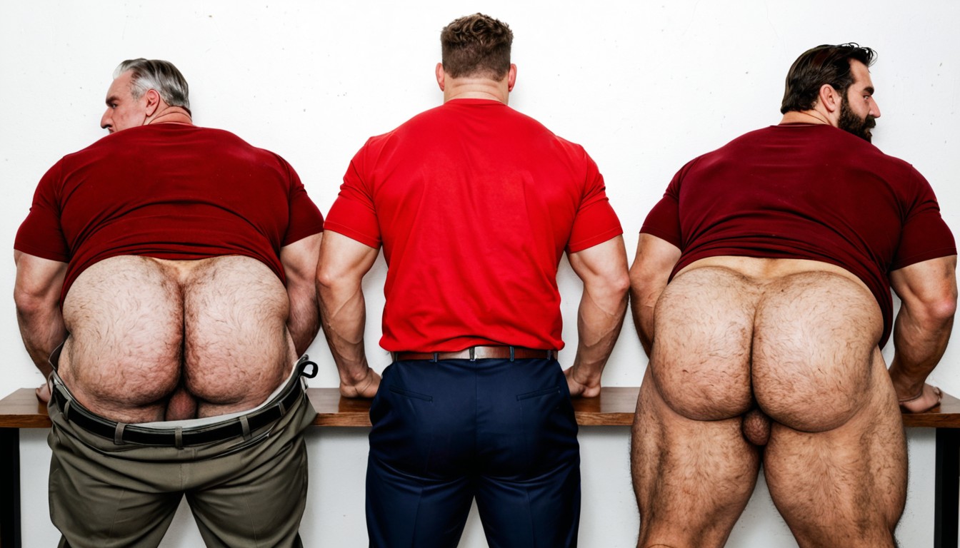 Hairy Ass, Meaty Legs, Heavy Ass AI Gay Porn