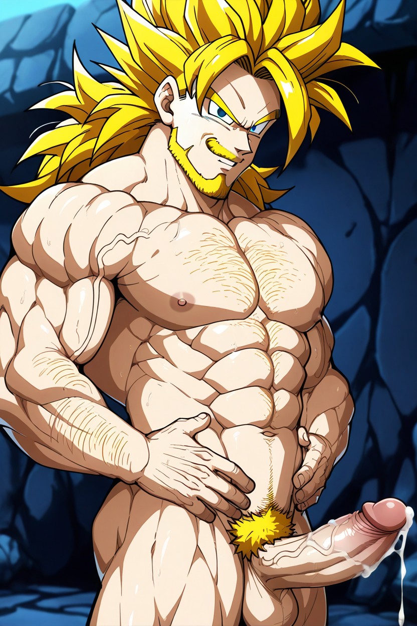Perfect Body, Hair, Gohan AI Gay Porn