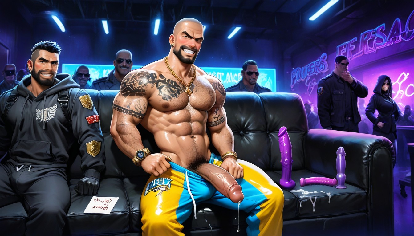 Vip Escort, Body, Huge Thick Vibrating Bbc Cock Looks Like Bbc Dildo AI Gay Porn