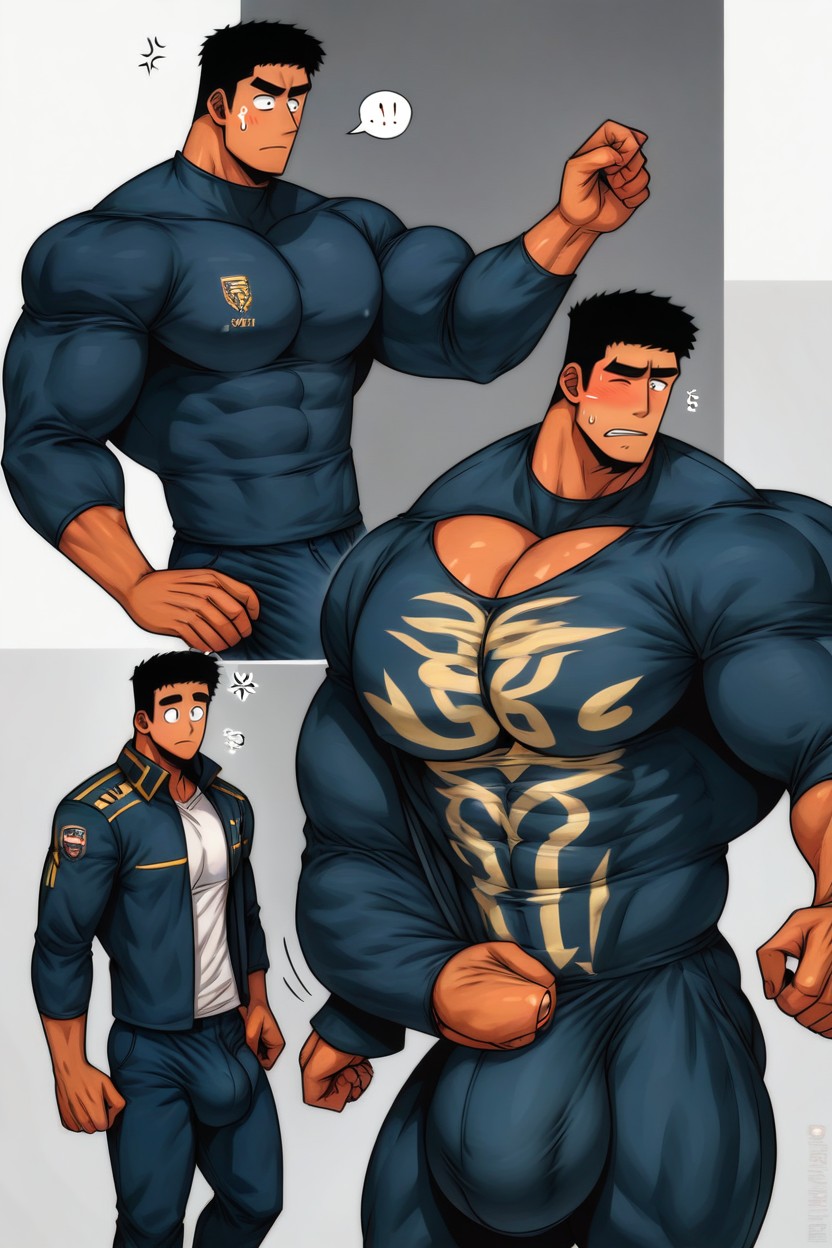 Bara Manga, In Public, Caught Porno gay IA