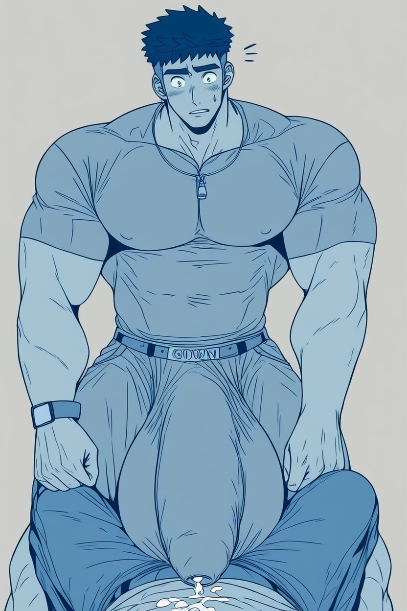 Caught, Bara Manga, Cutesexyrobutts AI Gay Porn