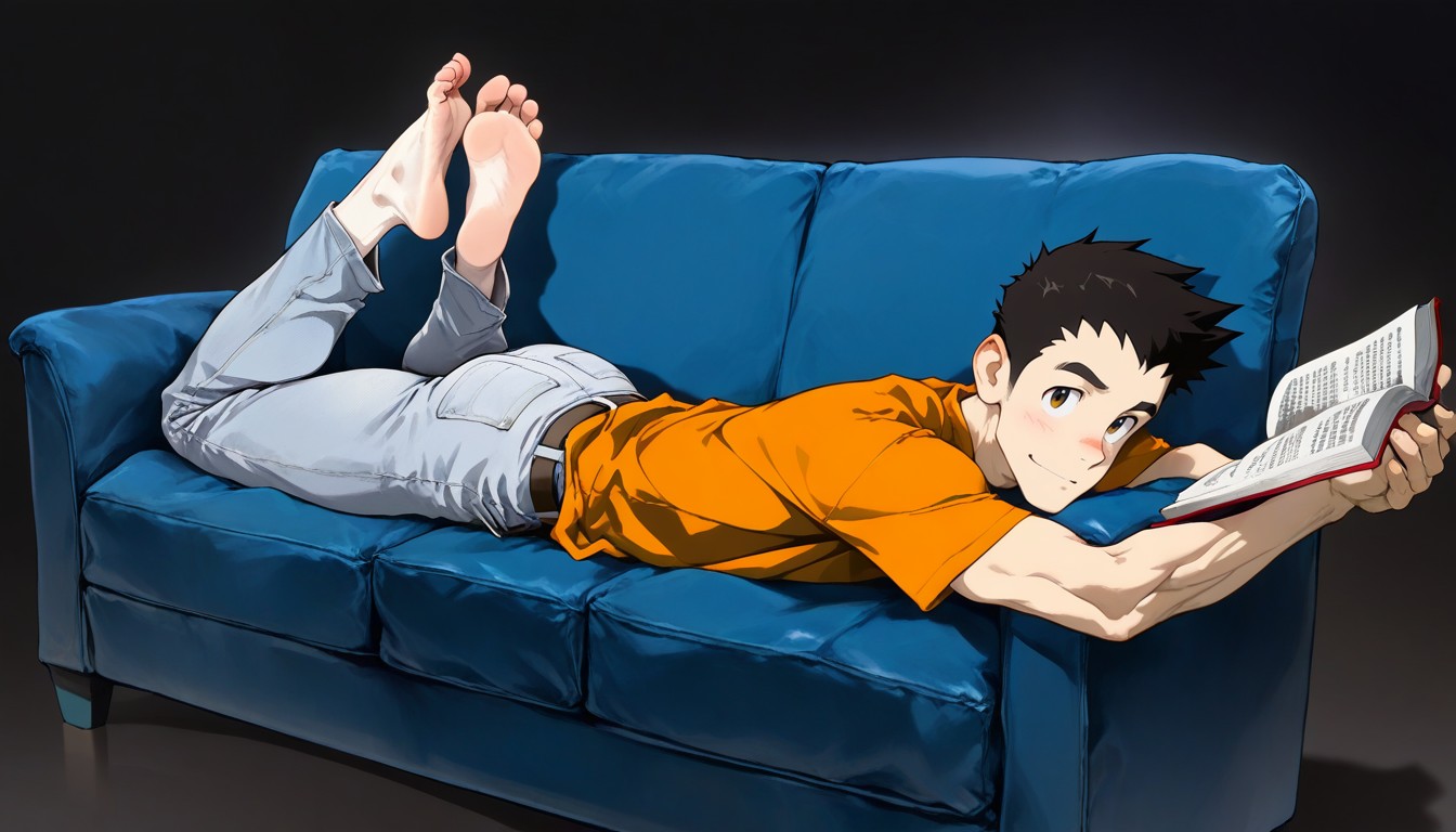 Barefoot, Beitemian, Small Ass AI Gay Porn