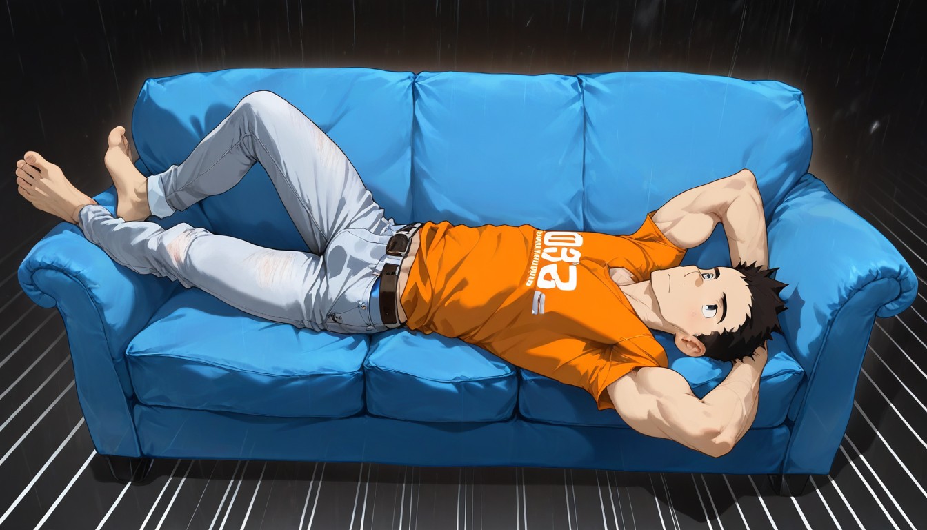Looking Up, 25+, Full Body View AI Gay Porn