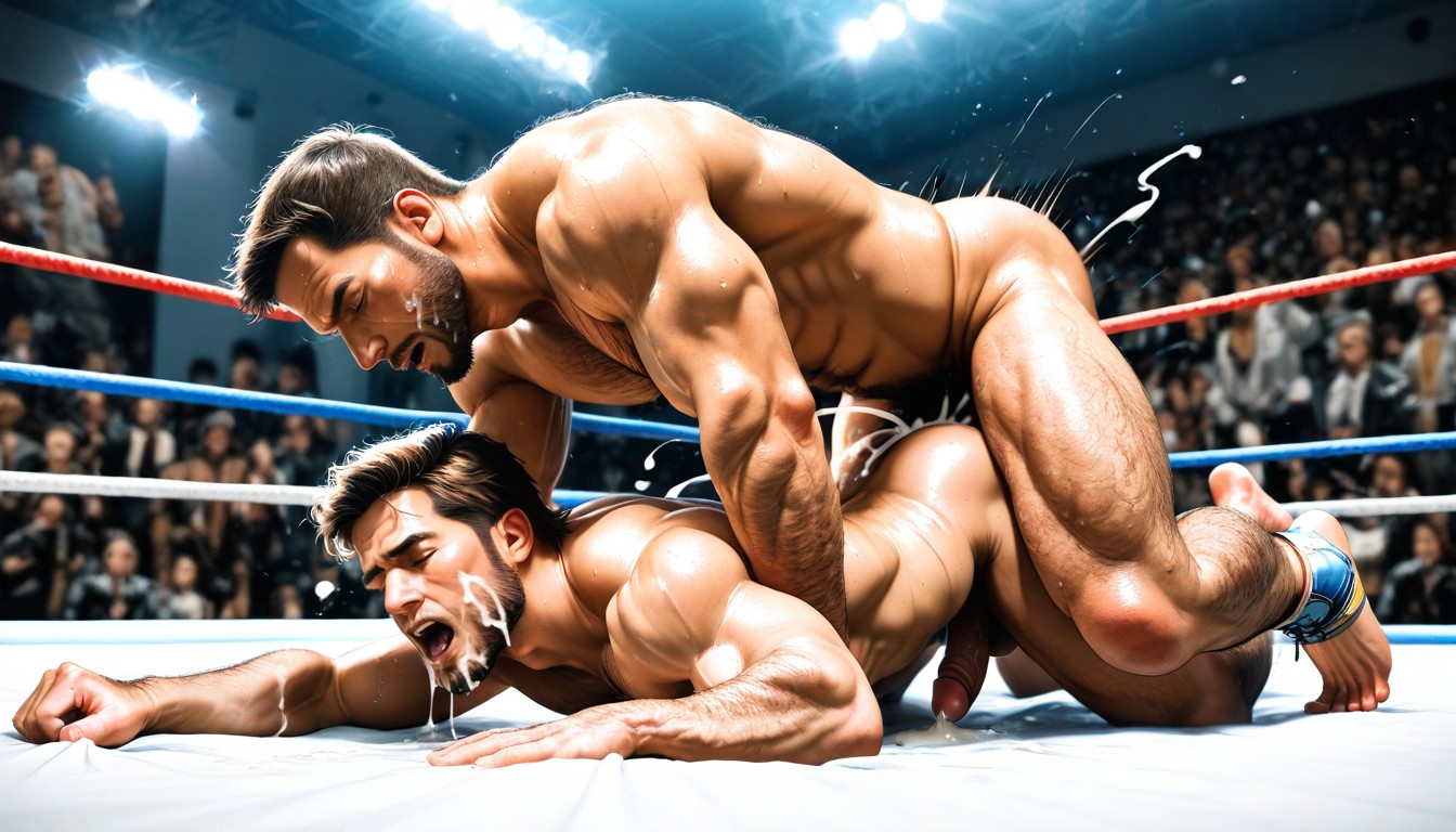 Chest Hair, Ankle Protectors, Fully Naked AI Gay Porn