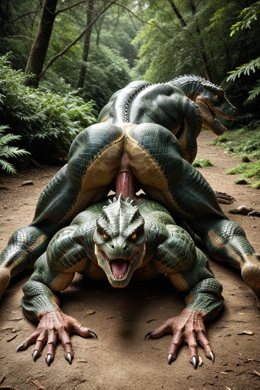 Long Scaled Tail, Cosplay, Five Curved Talons Per Foot AI Gay Porn