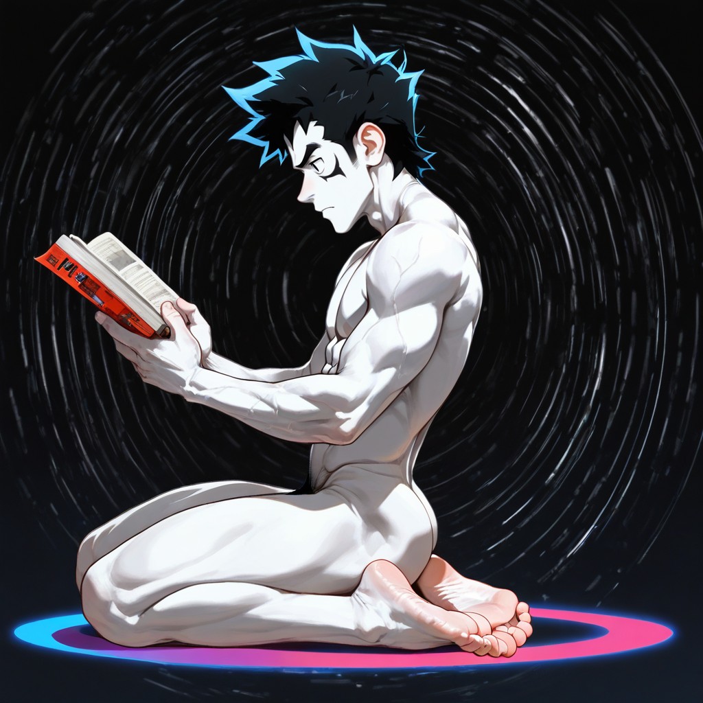 Male Body, 18+, Hard Shadows AI Gay Porn