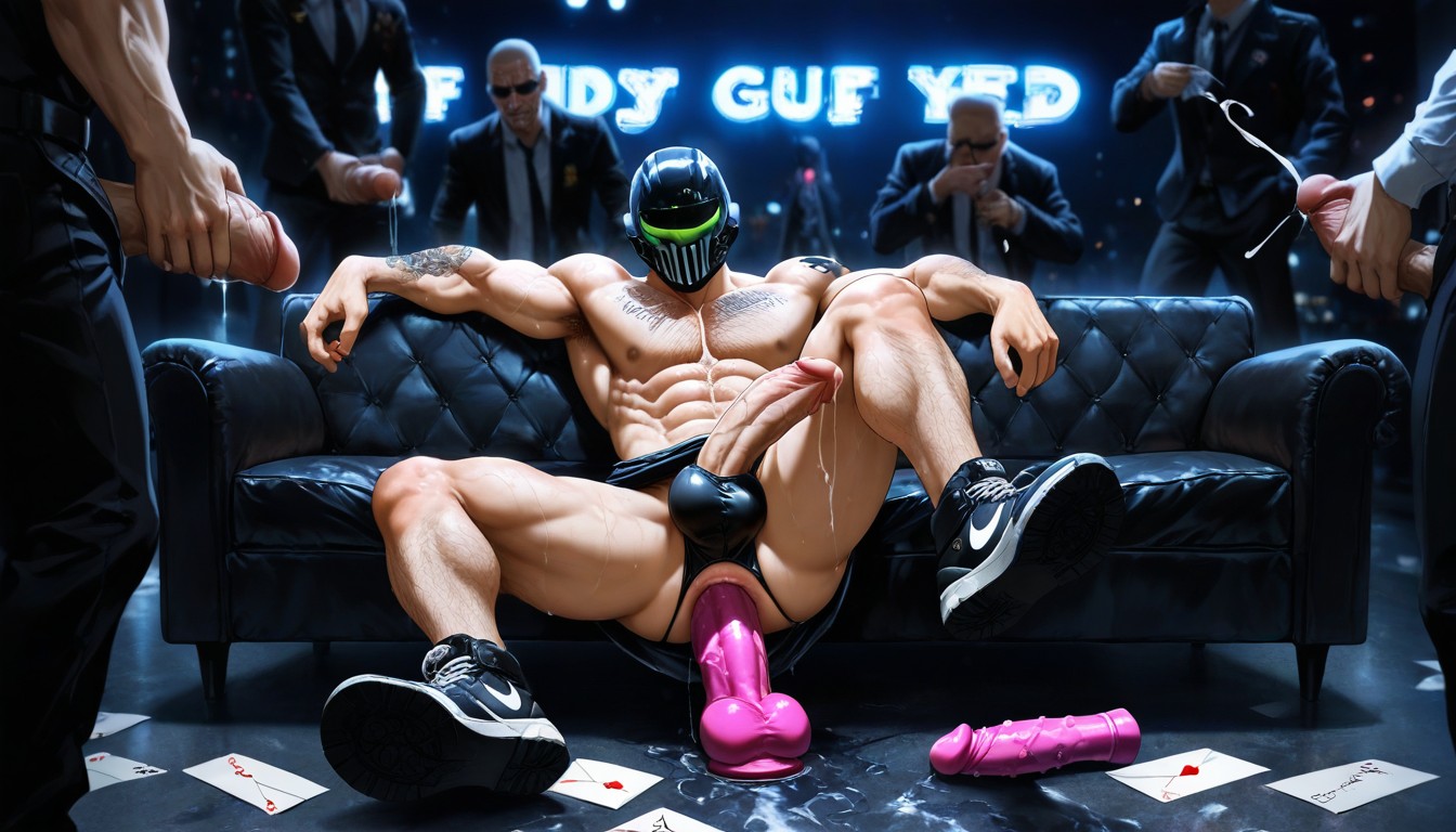 Cocaine Powers, Hot Skin, Dark Dominant Look AI Gay Porn