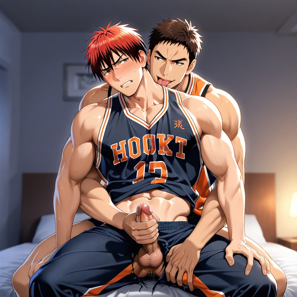 Fit, Nice Obliques, Only One Taiga Kagami In The Image AI Gay Porn