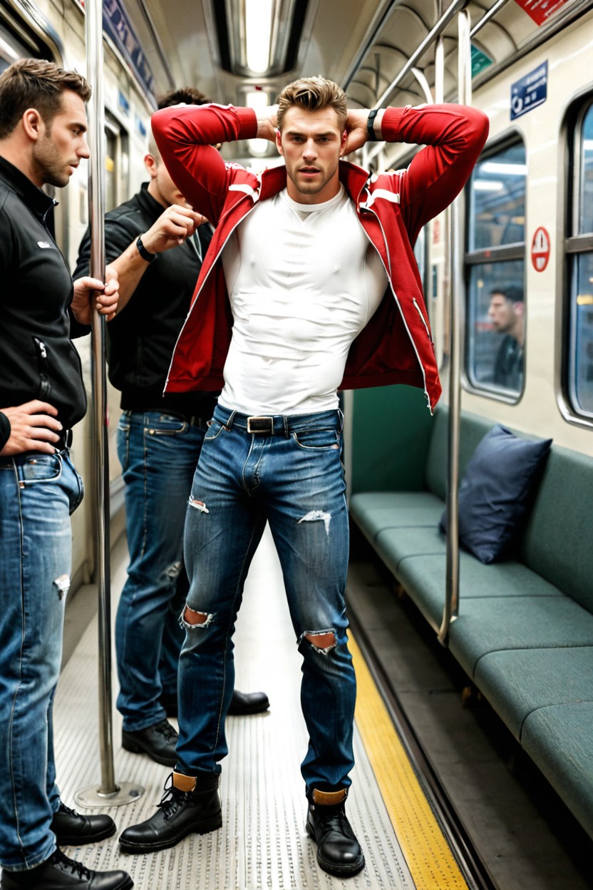Jeans, Soft Eyes, Standing AI同性恋黄片
