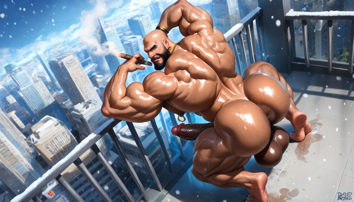 Huge Anus, Ultra Wide Angle, Detailed Image Porno IA Gay