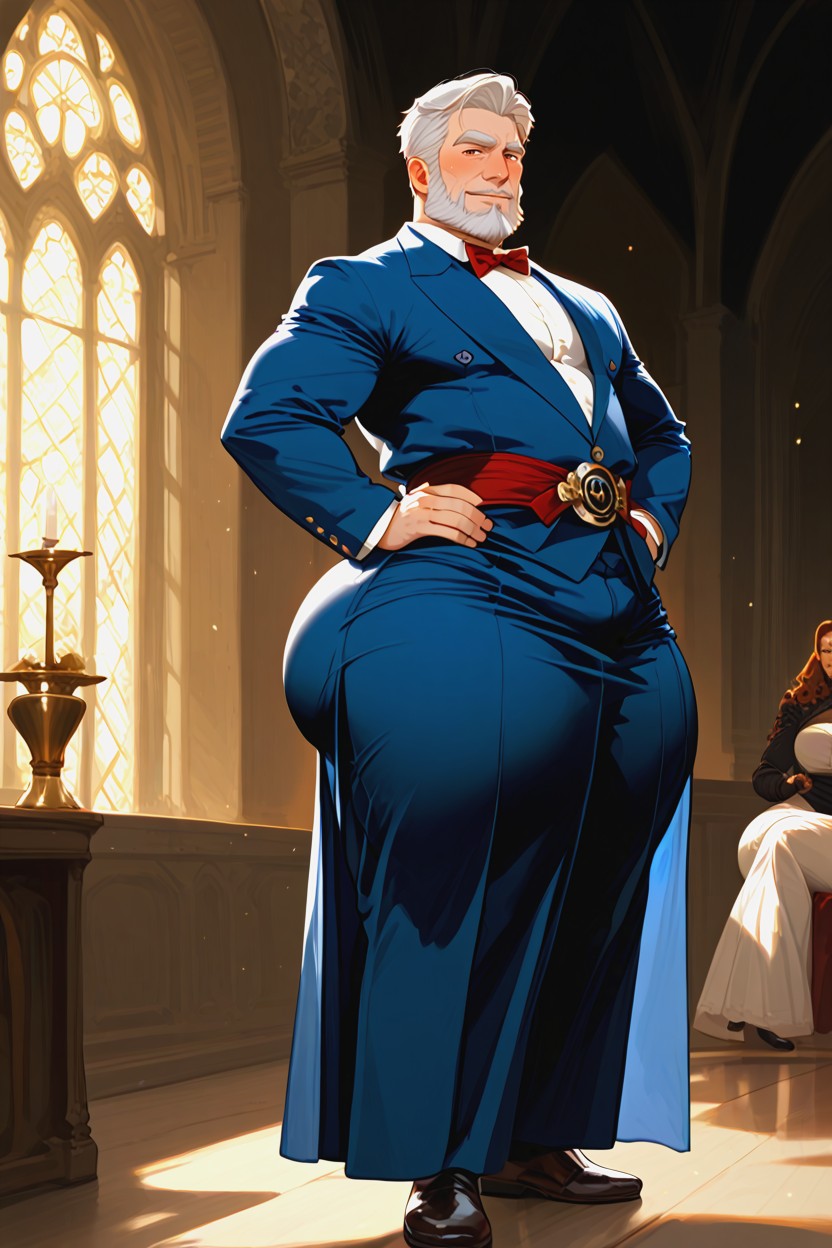 Thick Thighs, Manos En La Cintura, Thick Thighs Porno IA Gay