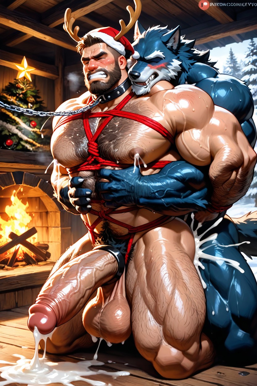 Fat But Hyper Muscular, Huge Arms, Oily Porno IA Gay