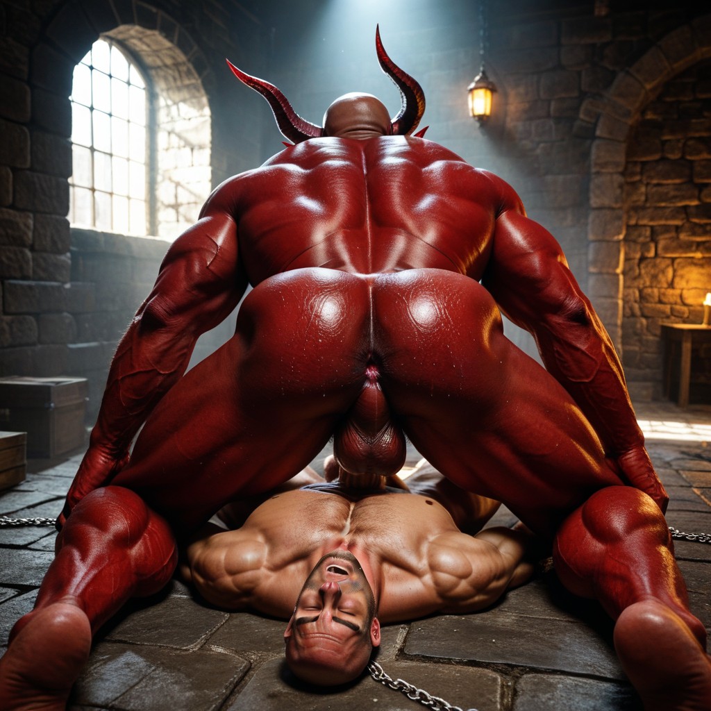 Meaty Ass, Monster Arms Wrapped Around Man, On Knees AI同性戀黃片