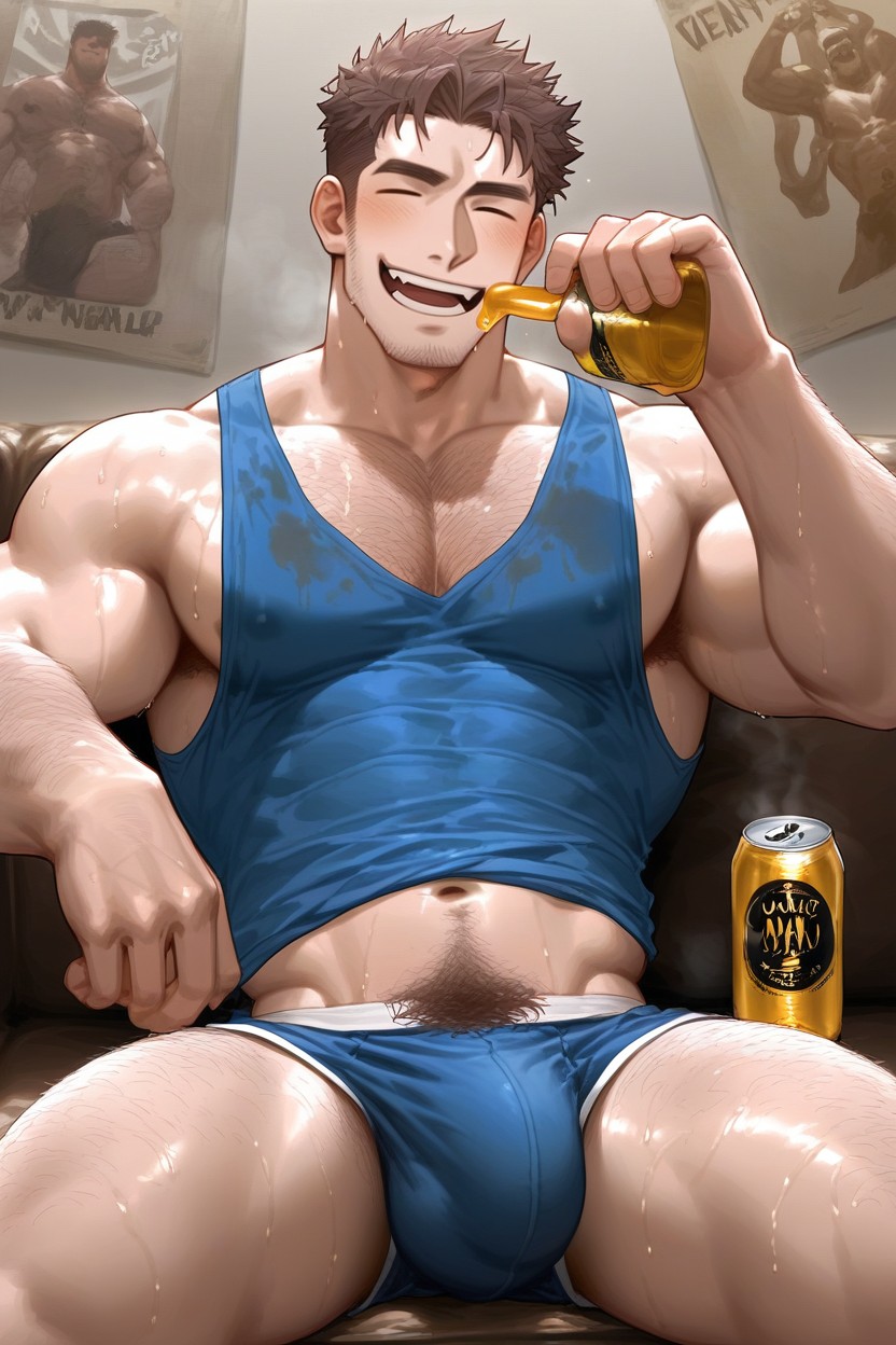 18+, Amber Liquid On Chest, Amber Liquid On Body AI同性戀黃片