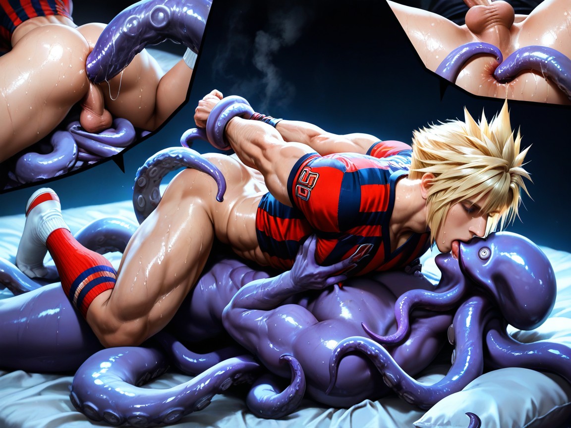 Maigre, Kraken Tongue Licking Cloud’s Nipples, Kraken‘s Face Buried In Cloud‘a Ass Porno IA Gay