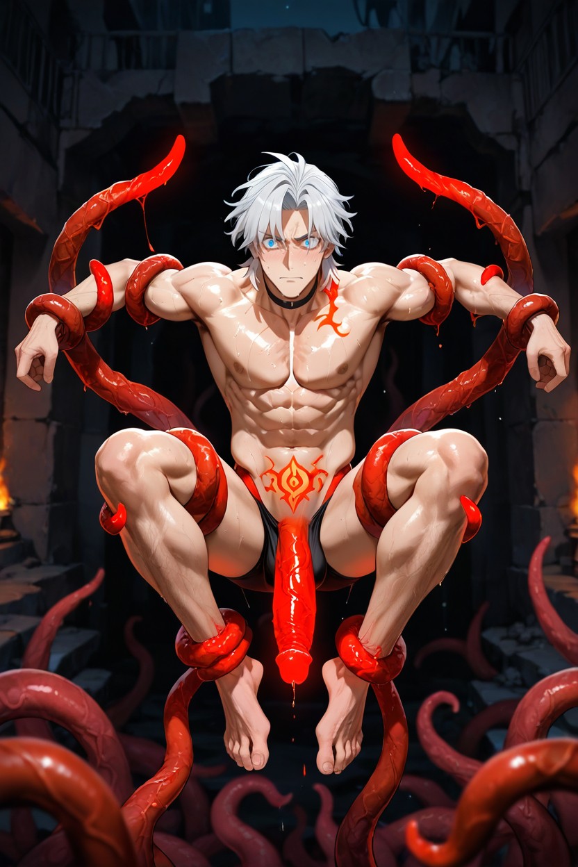フルボディ, Wide-eyed And Startled, Sweating Profusely ゲイAIポルノ