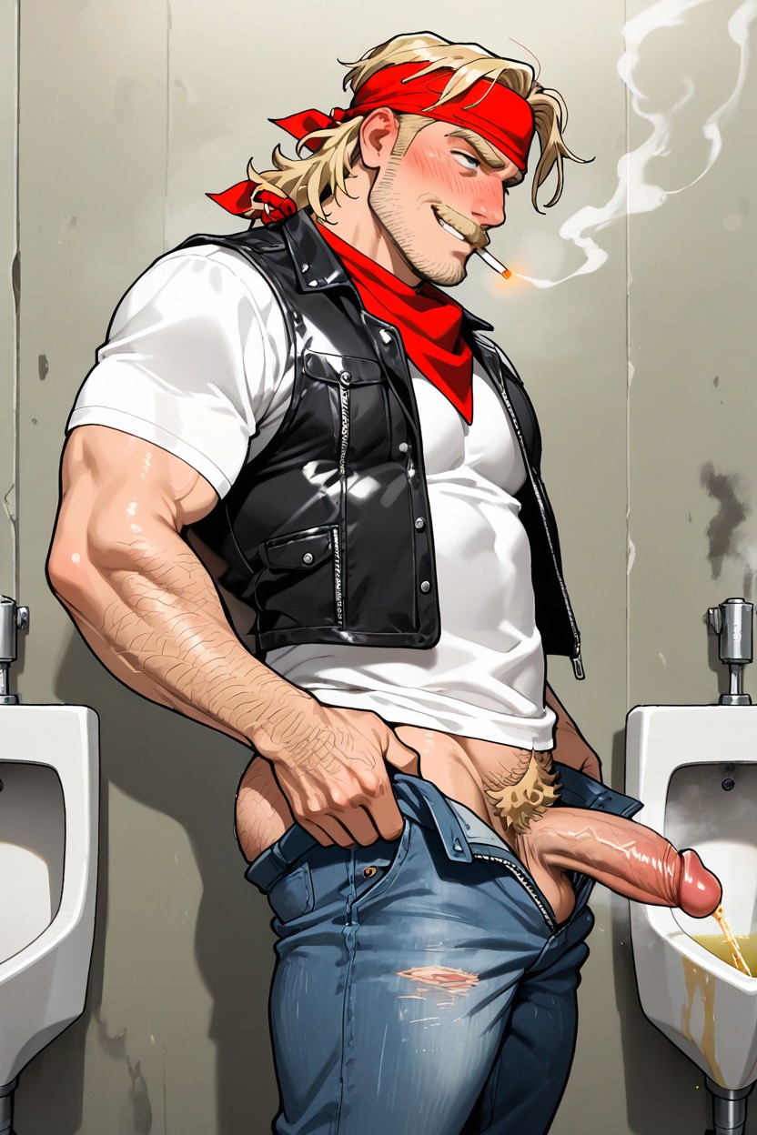 Lots Of Piss, Flaccid Penis, Yellow Piss Porno IA Gay