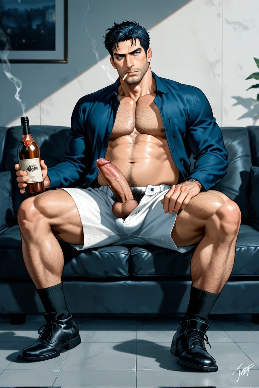 With A Hairy Chest, Jason Todd, Hairy Balls ゲイAIポルノ