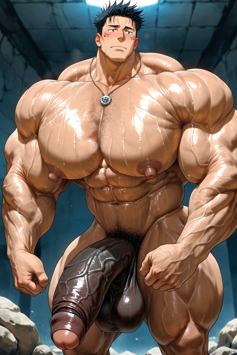 Muscular, Low Angle, Powerful Thick Thighs 게이 AI 포르노
