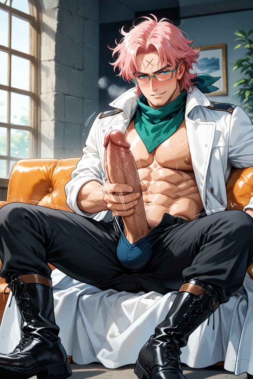 Messy Hair, High Definition, Male Only AI同性戀黃片