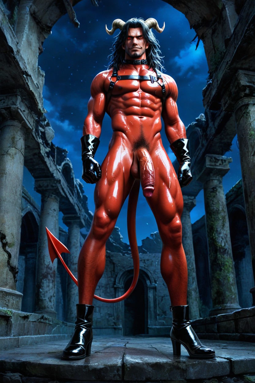 Hdr, +, Night Pornografia gay com IA