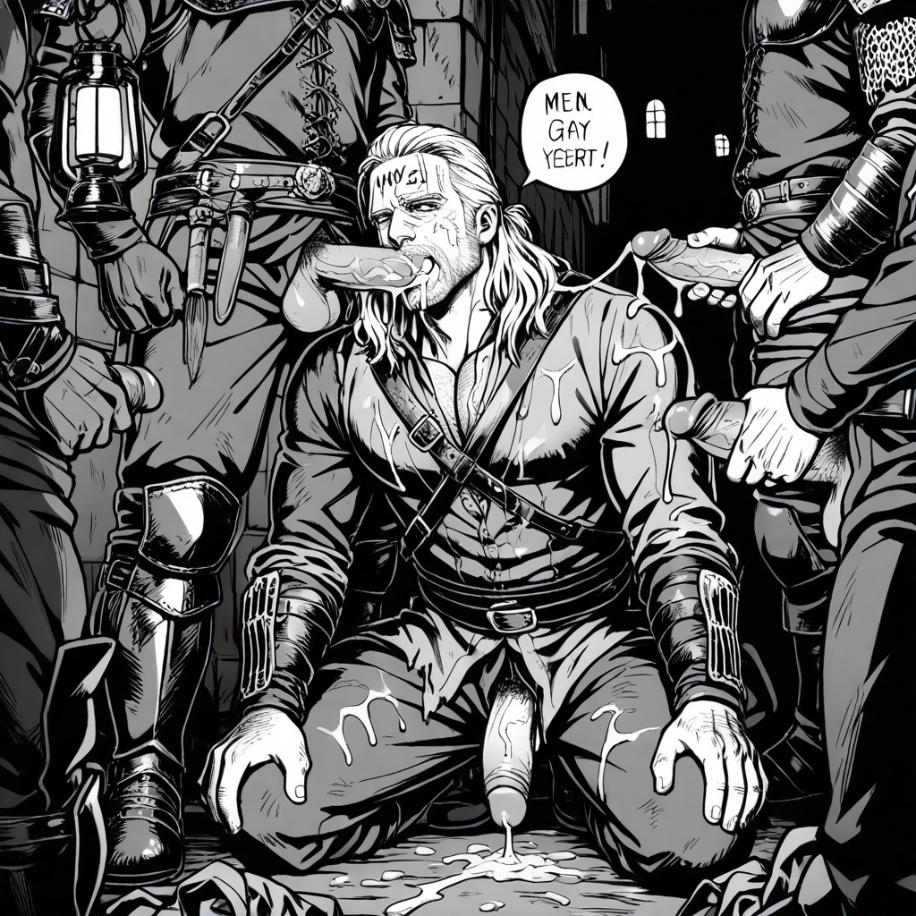 Wet Body, Gay, Speech Bubbles Porno IA Gay