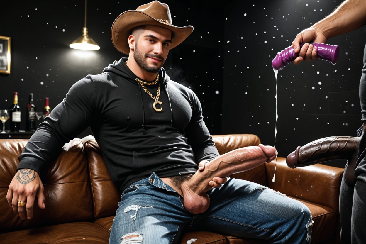 Lightning Tattoos, Hair, Piles Of White Powder Porno IA Gay