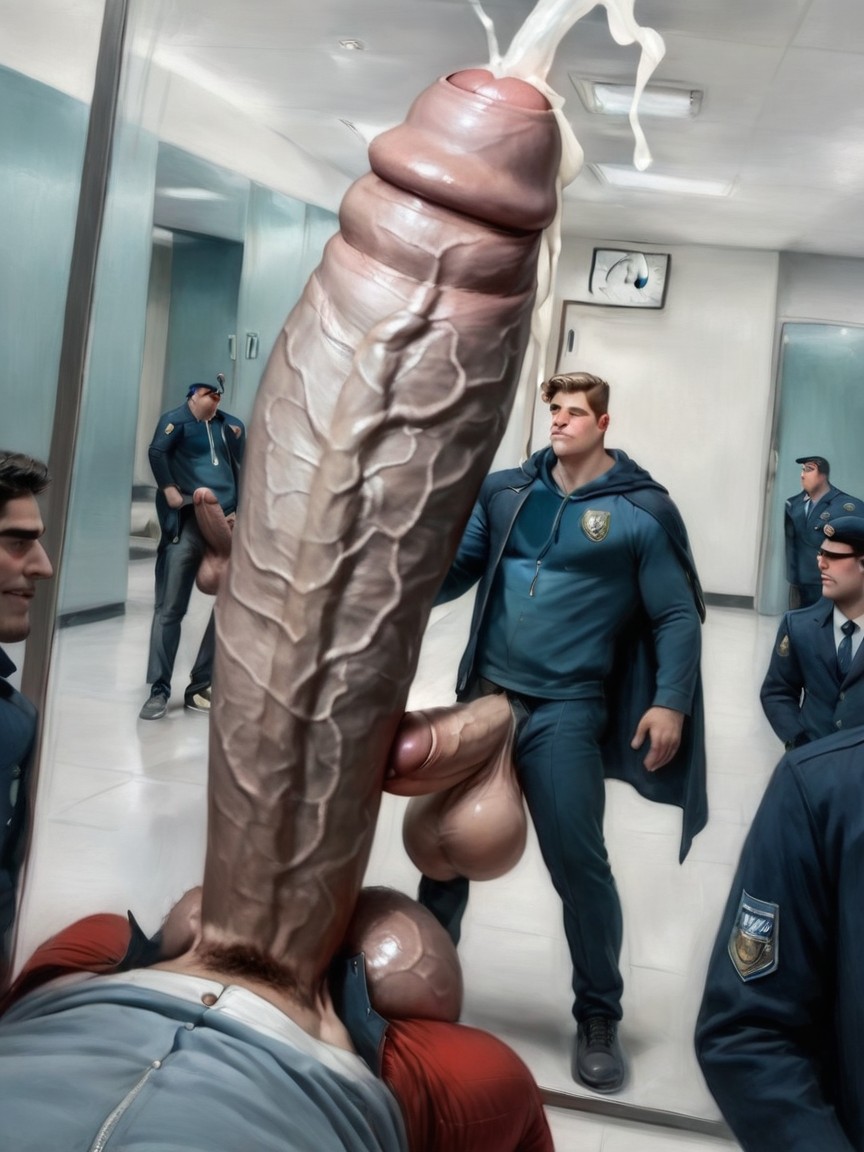 Smooth Veiny Surface Of Dick, Handjob, Correct Anatomy AI Gay Porn