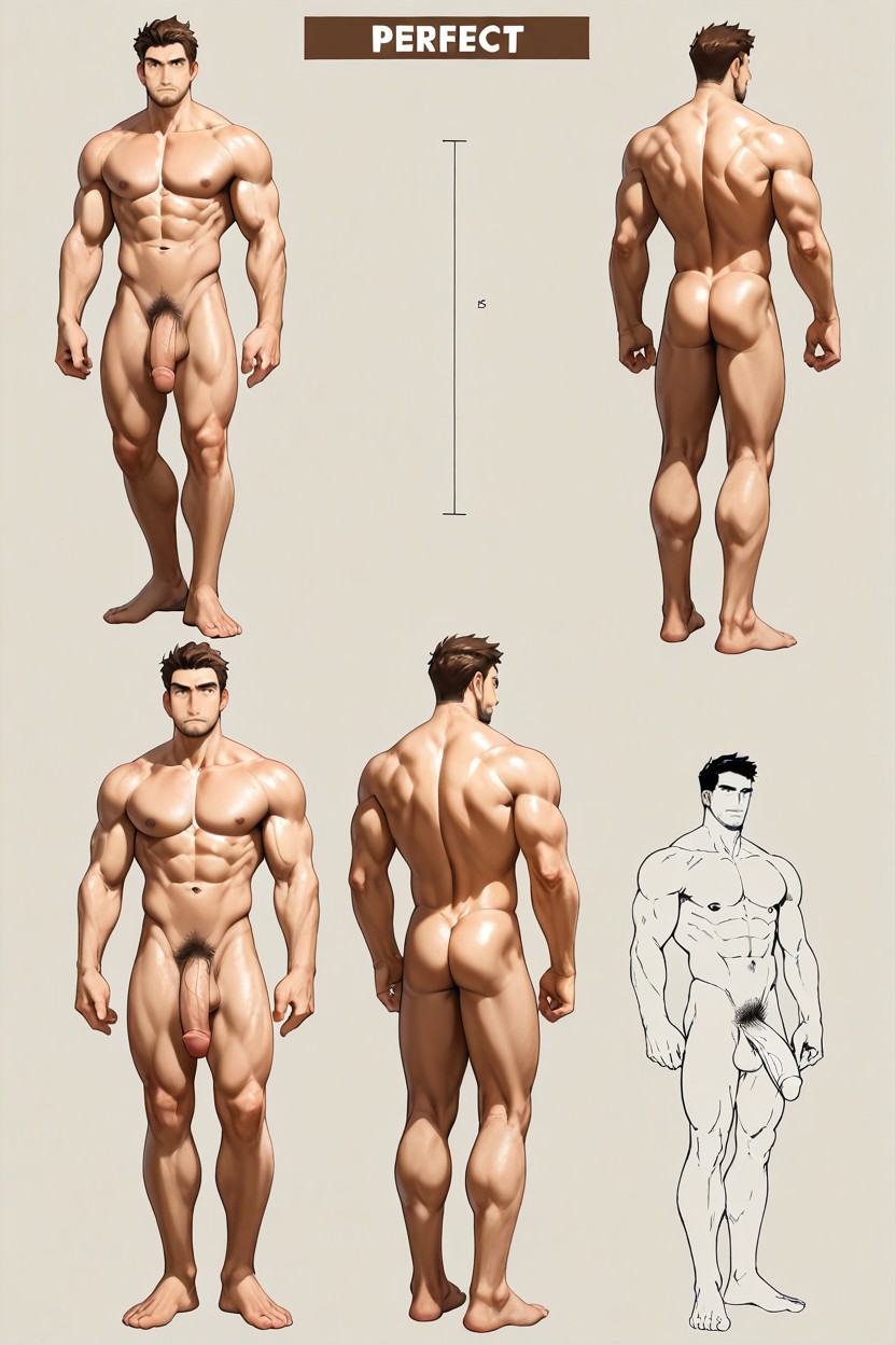 No Posing, Relaxed Posture, Feet Together Porno gay IA