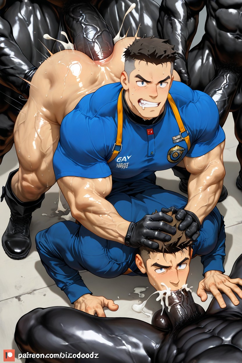 Huper Tight Waist, Cutesexyrobutts, Heavy Arms AI Gay Porn