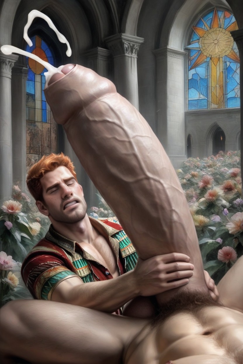 Angry, Sweaty, Aztec AI Gay Porn
