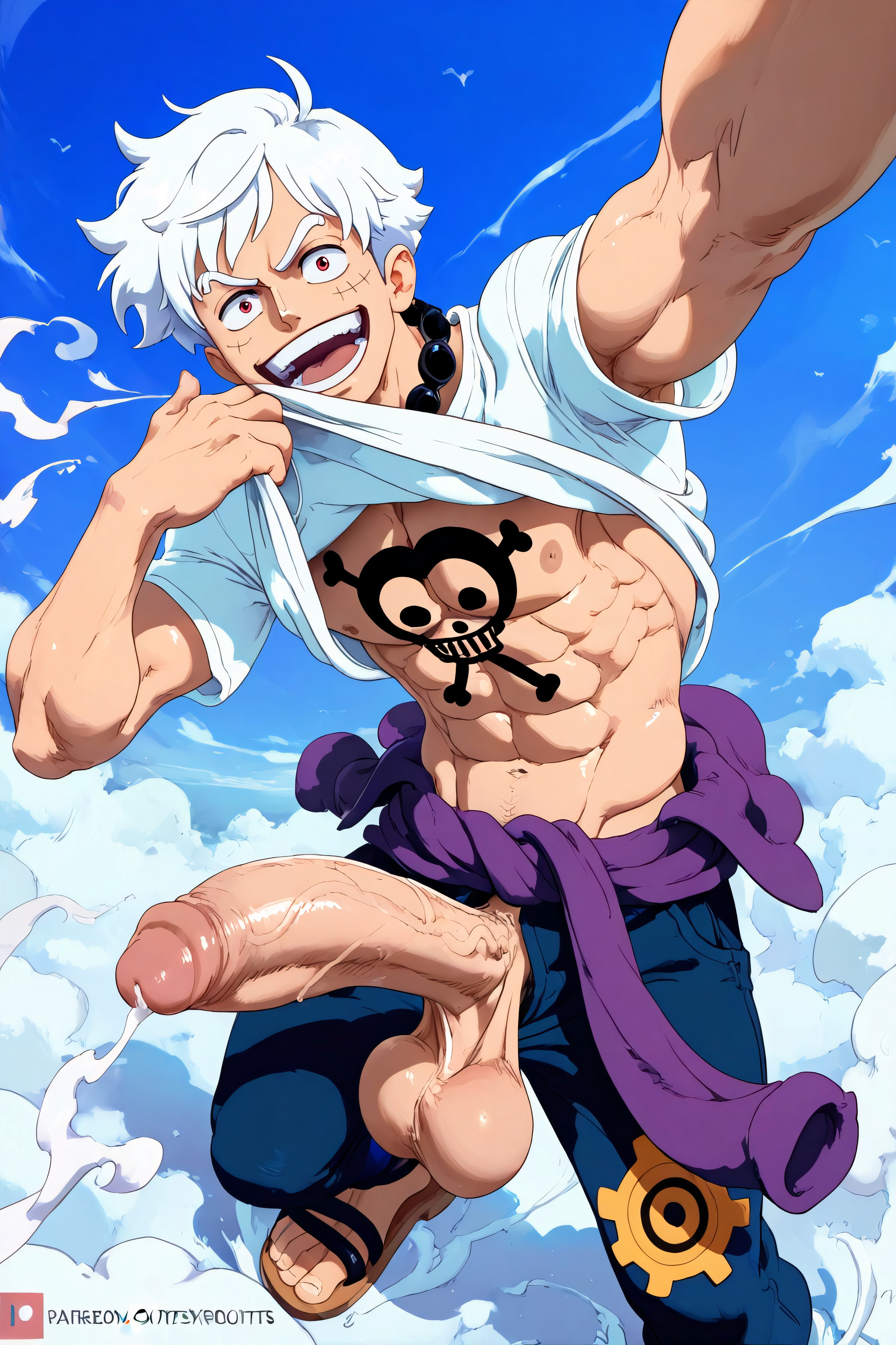 Hard Cock, Huge Cock, D Luffy Porno gay IA