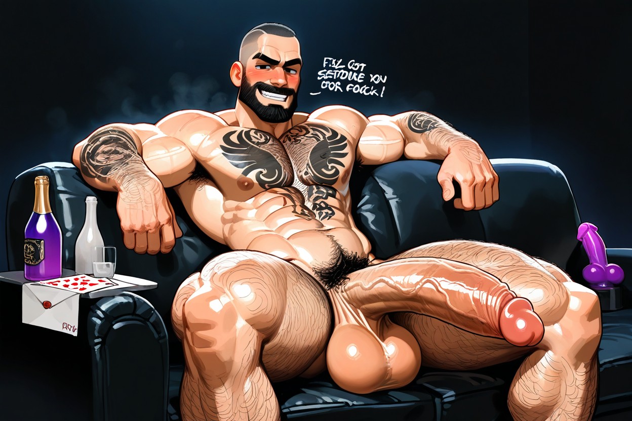Cocaine, Horny Tops, Viril Face AI Gay Porn