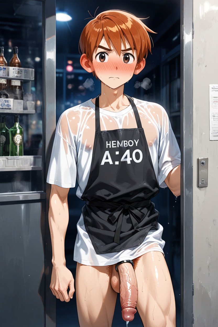 Chi Chuck Tims, Anime Style, Cock Ring AI Gay Porn