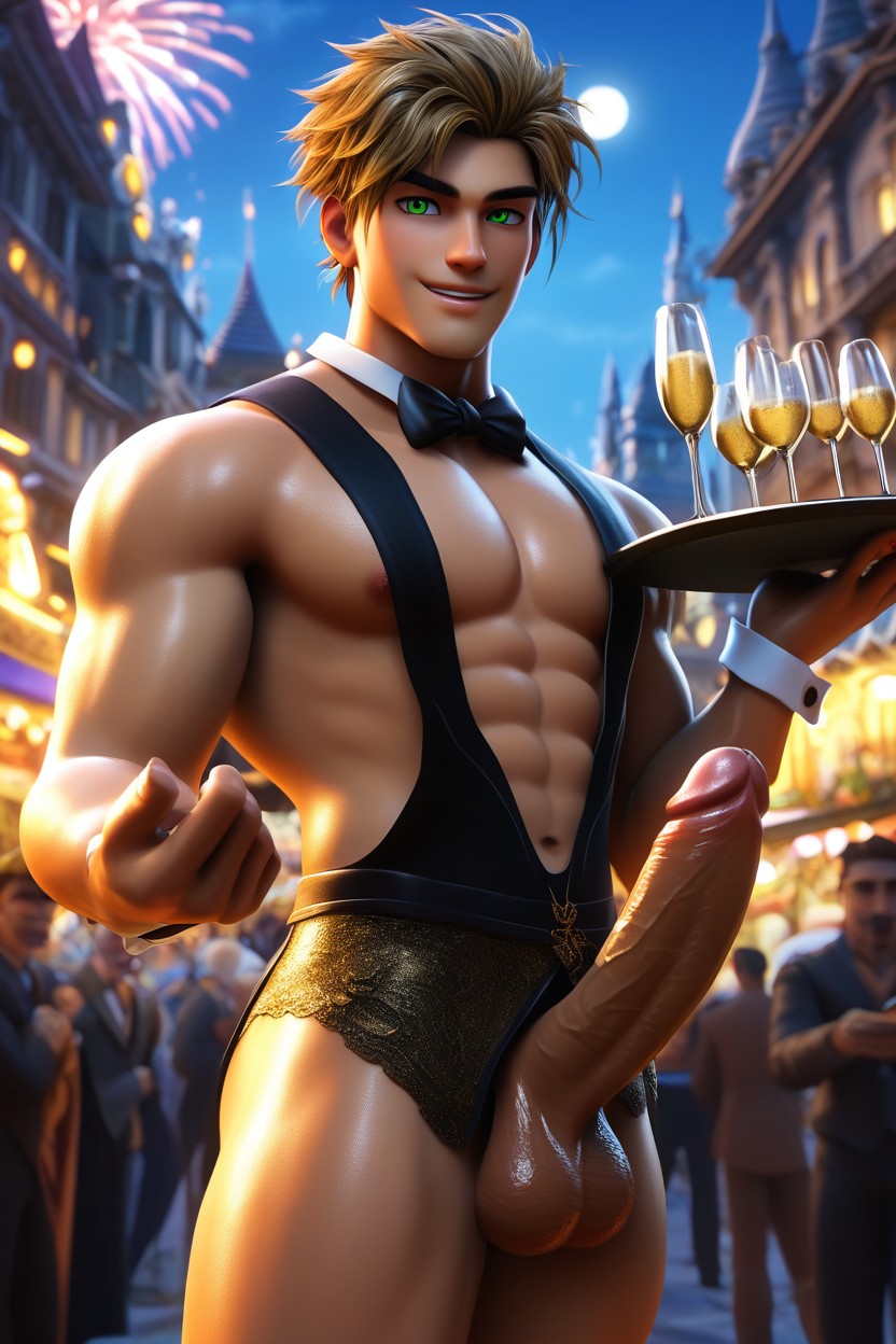 Outdoor Fire Pits Glowing, Hunter Eyes, Glass Walls AI Gay Porn