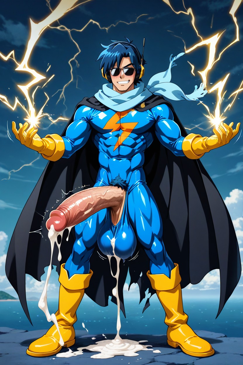 Blushing, High Definition, Official Toei Animation Anime Style Porno IA Gay